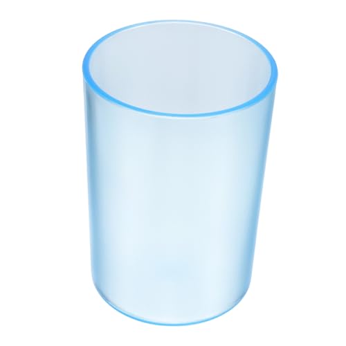 Luxshiny Transparente Zahnputzbecher aus Kunststoff Langlebiger Wasserbecher für Badezimmer Sicherer Gurgelbecher für Erwachsene und Kinder Design Wiederverwendbar von Luxshiny