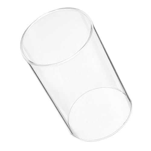 Luxshiny Transparenter Glas-kerzenhalter Winddichter Kerzenschutz Dekorativer Kerzenzylinder Praktischer Staub Winddichter Kerzenaufsatz Für Gemütliche Atmosphären von Luxshiny