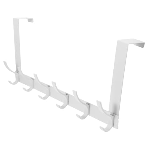 Luxshiny Türhaken für Kleider Einfache Installation ohne Bohren Vielseitiger Haken für Mäntel Hüte Schmuck und Schlüssel Geeignet für Verschiedene Räume von Luxshiny