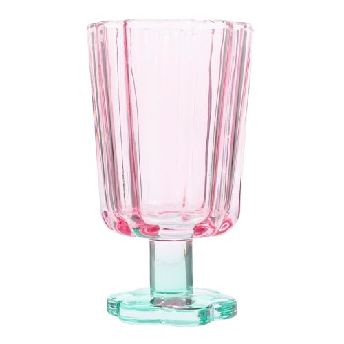 Luxshiny Vintage-Glaskelche Glaswaren: Retro-Trinkgläser Tasse Tulpe Dekorativer Kelch Soda-Saftglas Weinbecher Für Hochzeitsbars Restaurantbedarf von Luxshiny