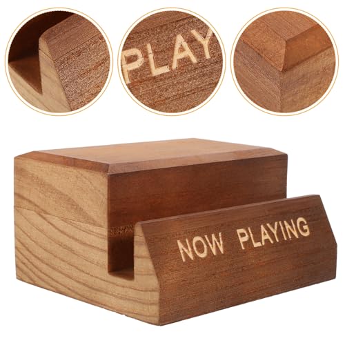 Luxshiny Schallplattenständer aus Holz Langlebig Design für Schreibtisch und Zuhause Stabiler Schallplattenhalter Luxshiny Schallplattenständer aus Holz Langlebig Design für Schreibtisch und Zuhause Stabiler Schallplattenhalter von Luxshiny