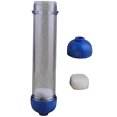 Luxshiny Wasserfilter Gehäuse Transparentes Wiederverwendbares Filtergehäuse aus Lebensmittelechtem zur DIY Befüllung mit Filtermaterial für Effektive Wasserfiltration Zuhause von Luxshiny