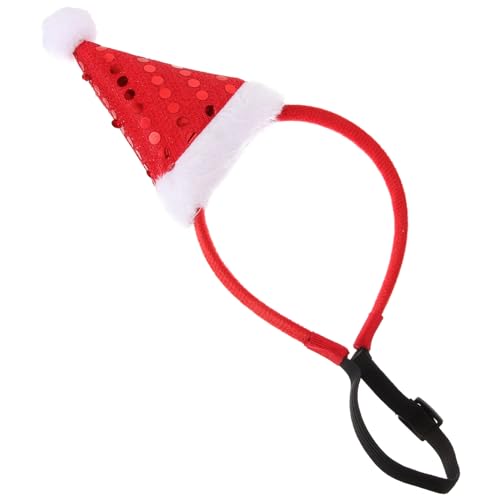 Luxshiny Weihnachtliches Haustier Stirnband Verstellbar Leichtes Hundekopfschmuck Roter Weihnachtsmützen Haarreif für Kleine Haustiere Festliche Kopfbedeckung für Party und Fotosession Luxshiny Weihnachtliches Haustier Stirnband Verstellbar Leichtes Hundekopfschmuck Roter Weihnachtsmützen Haarreif für Kleine Haustiere Festliche Kopfbedeckung für Party und Fotosession von Luxshiny