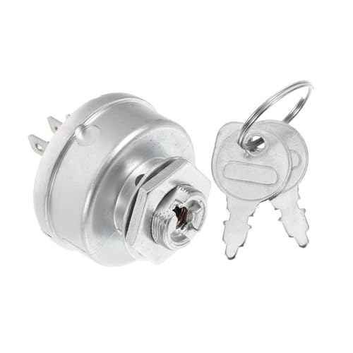 Luxshiny Zündschalter mit Schlüssel für Rasenmäher Kompatibel mit Ersatzteil Robustes Metallgehäuse Langlebig Breites Einsatzspektrum für Mtd Scag Murray Luxshiny Zündschalter mit Schlüssel für Rasenmäher Kompatibel mit Ersatzteil Robustes Metallgehäuse Langlebig Breites Einsatzspektrum für Mtd Scag Murray von Luxshiny