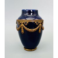 Amazing French Sevres Paul Milet Vase Cobalt Bleu Lapis & Ormolu-Mounted Bronze Amazing French Sevres Paul Milet Vase Cobalt Bleu Lapis & Ormolu-Mounted Bronze von LuxuryAntiquesSun