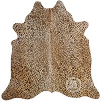 Geparden Teppich - Animal Print Rindsleder Echte Haare Auf Fell 16x20cm von LuxuryCowhidesUSA