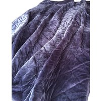 Graue Samt Quilt Tröster Decke Tagesdecke King Size Werfen Bettwäsche Geschenke Euro Shams Hochzeit Muttertag von LuxuryEtsyCollection