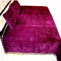 Lila Samt Quilt King Decke Tröster Gewichtete Weiche Bettwäsche-Sets Babydecke Bettwäsche-Set Muttertagsgeschenk von LuxuryEtsyCollection