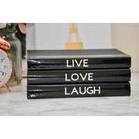3 Inspiration Mode Zitat Bücher, Metallic Silber Text Wand Zitate Kaffeetisch Großhandelsbuch, Wohndekor von LuxuryHomeDeco