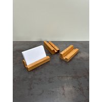 Visitenkartenhalter Eiche 3Er Set von LuxuryLegno