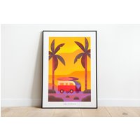 Kalifornien Poster von LuxuryPosterPrints