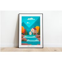 West Virginia Poster von LuxuryPosterPrints