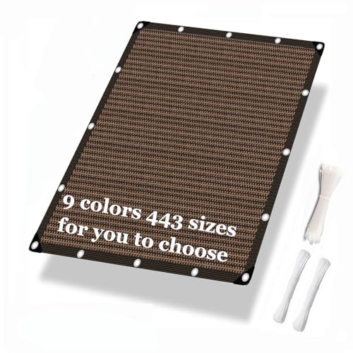 Luxurysail Sonnenschutznetz für den Garten Stoff Schattennetz für den Außenbereich Windschutzscheibe Schatten Hinterhof Terrasse Balkon inkl. Kabelbinder 9 Farben 444 Größen Braun 1.8x2.2m Luxurysail Sonnenschutznetz für den Garten Stoff Schattennetz für den Außenbereich Windschutzscheibe Schatten Hinterhof Terrasse Balkon inkl. Kabelbinder 9 Farben 444 Größen Braun 1.8x2.2m von Luxurysail