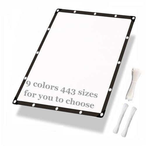Luxurysail Sonnenschutznetz für den Garten Stoff Schattennetz für den Außenbereich Windschutzscheibe Schatten Hinterhof Terrasse Balkon inkl. Kabelbinder 9 Farben 444 Größen Weiß 4x8.5m Luxurysail Sonnenschutznetz für den Garten Stoff Schattennetz für den Außenbereich Windschutzscheibe Schatten Hinterhof Terrasse Balkon inkl. Kabelbinder 9 Farben 444 Größen Weiß 4x8.5m von Luxurysail