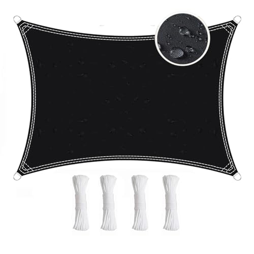 Luxurysail Sonnensegel rechteckig dreieckig wasserdicht Sonnenschutz-Markisendach 98% UV-Schutz für den Außenbereich Garten Terrasse Hofparty Schwarz 1.9x2m Luxurysail Sonnensegel rechteckig dreieckig wasserdicht Sonnenschutz-Markisendach 98% UV-Schutz für den Außenbereich Garten Terrasse Hofparty Schwarz 1.9x2m von Luxurysail