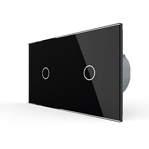 Lichtschalter Glas Touchscreen Doppelschalter VL-C701-12 VL-C701-12 von Luxus-Lamp