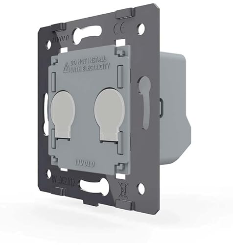 Glas Touch Lichtschalter Funkschalter Steckdosen Wechselschalter uvm in gold Kompatibel mit LIVOLO (Modul: Rolladenschalter VL-C702W) von Luxus-Time