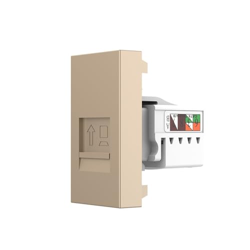 LIVOLO Glas Touch Lichtschalter Funkschalter Steckdosen Wechselschalter uvm in gold (Modul: Netzwerk 1/2-13) von Luxus-Time