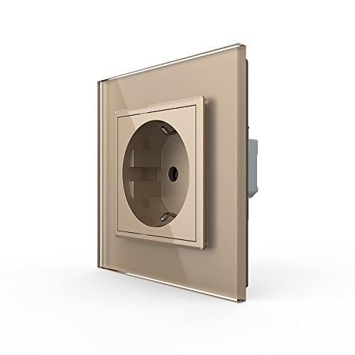 LIVOLO Steckdose 1 Fach Schuko VL-C7C1EU-13 Gold LIVOLO Steckdose 1 Fach Schuko VL-C7C1EU-13 Gold von Luxus-Time