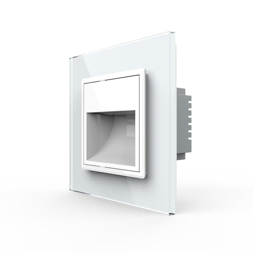 LIVOLO Treppenbeleuchtung Wandleuchte Nachtlicht Orientierungslicht LED Bodenstrahler Einbauleuchte Flurlicht inkl. Glasrahmen LIVOLO Treppenbeleuchtung Wandleuchte Nachtlicht Orientierungslicht LED Bodenstrahler Einbauleuchte Flurlicht inkl. Glasrahmen von Luxus-Time
