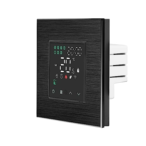 Luxus-Time WiFi Raumthermostat Heizungsthermostat Rahmen EXT. Sensor Thermostat Fußbodenheizung programmierbar Tuya App Alexa Google HTWI Schwarz im Aluminiumrahmen LXT-HTWI-BA1-12 Luxus-Time WiFi Raumthermostat Heizungsthermostat Rahmen EXT. Sensor Thermostat Fußbodenheizung programmierbar Tuya App Alexa Google HTWI Schwarz im Aluminiumrahmen LXT-HTWI-BA1-12 von Luxus-Time