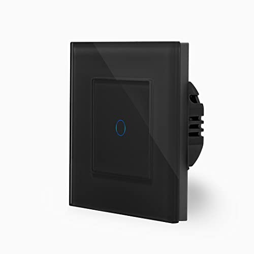 POINT einfacher Touch Wechsel Dimmer Lichtschalter Ein/Aus dimmbar 1-Fach im Glasrahmen in schwarz 1-Weg Glas Berührungs Wandschalter Wechselschalter zum dimmen von mehreren Orten Luxus-Time POINT einfacher Touch Wechsel Dimmer Lichtschalter Ein/Aus dimmbar 1-Fach im Glasrahmen in schwarz 1-Weg Glas Berührungs Wandschalter Wechselschalter zum dimmen von mehreren Orten Luxus-Time von Luxus-Time