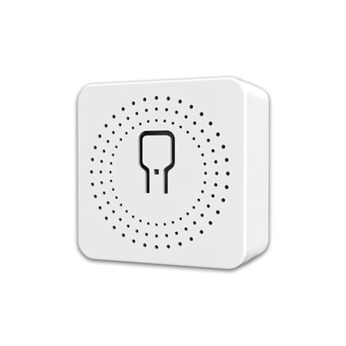 Funk Touch Lichtschalter zum Nachrüsten für Lampen ohne Schalter, Fernbedienung, RF433, Keine Verkabelung Erforderlich, SmartHome Funkschalter mini Modul Unterputzdose (Funk-Empfänger) von Luxus-Time