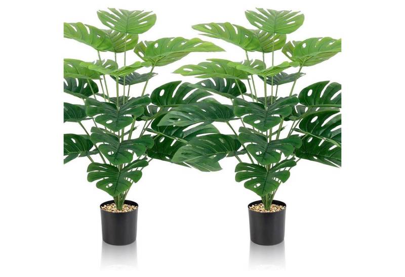 Künstliche Zimmerpflanze Kunstpflanzen Set 2 Plastik Pflanze Extra Groß Künstliche Monstera, LuxusKollektion Künstliche Zimmerpflanze Kunstpflanzen Set 2 Plastik Pflanze Extra Groß Künstliche Monstera, LuxusKollektion von LuxusKollektion