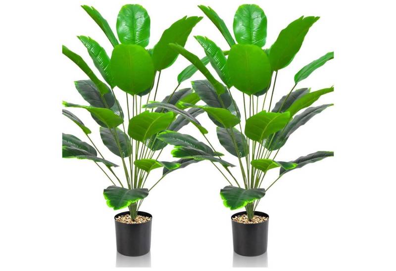 Künstliche Zimmerpflanze Kunstpflanzen Set Extra Groß Künstliche Bananenblätter, LuxusKollektion Künstliche Zimmerpflanze Kunstpflanzen Set Extra Groß Künstliche Bananenblätter, LuxusKollektion von LuxusKollektion