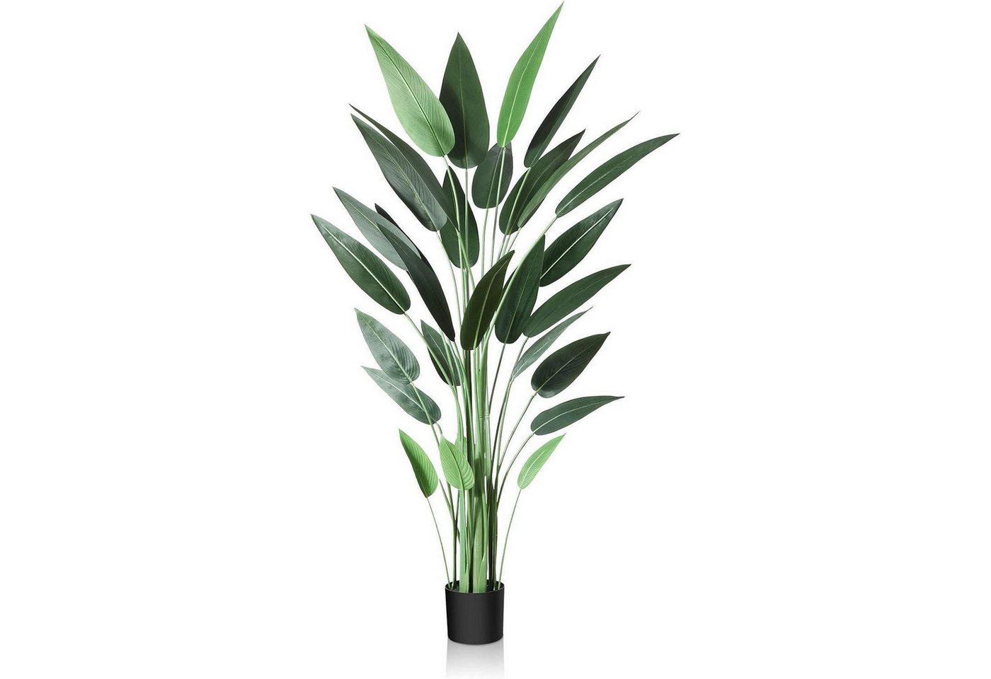 Kunstpalme Lilienbaum Künstlich 180cm Plastik Topf Indoor Outdoor 1 182.9 cm, LuxusKollektion von LuxusKollektion