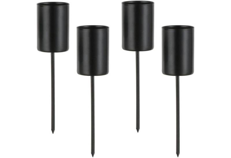 LuxusKollektion Adventsleuchter Kerzenhalter Adventskranz Stabkerzen Metall Weihnachten 4 Schwarz LuxusKollektion Adventsleuchter Kerzenhalter Adventskranz Stabkerzen Metall Weihnachten 4 Schwarz von LuxusKollektion