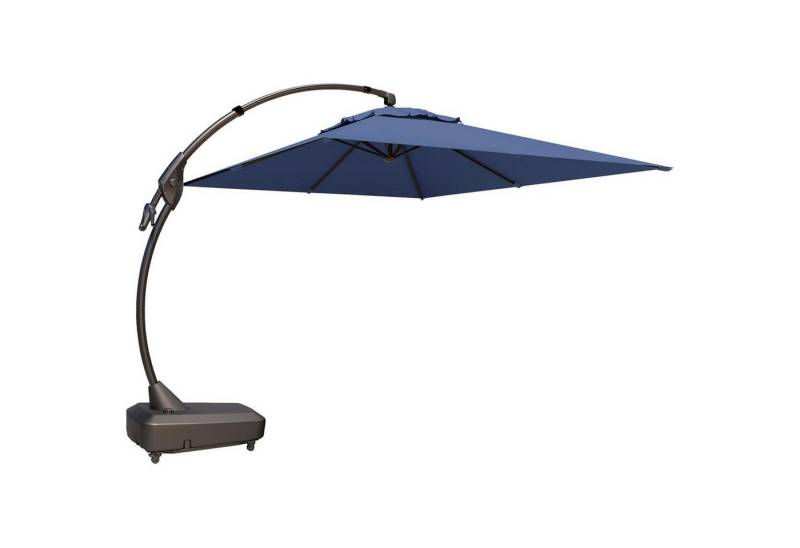 LuxusKollektion Ampelschirm Sonnenschirm Offset Schirmständer Kurbel UV Blau Rechteck 2.7M*3.6M LuxusKollektion Ampelschirm Sonnenschirm Offset Schirmständer Kurbel UV Blau Rechteck 2.7M*3.6M von LuxusKollektion