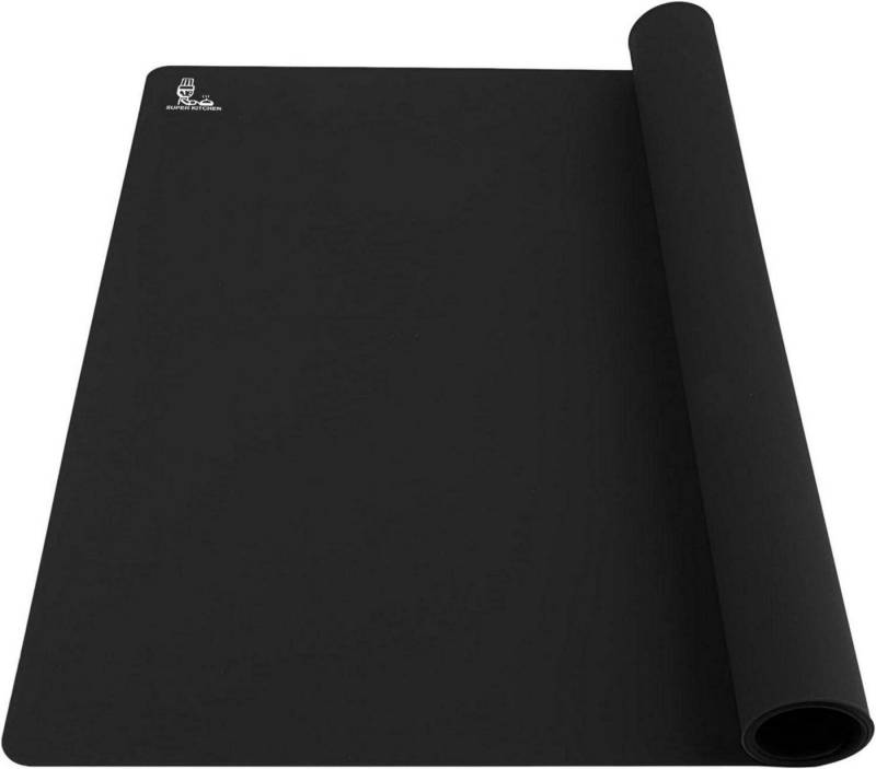 LuxusKollektion Back-Set Antihafte Rutschfeste Silikon Backunterlage XXL in Schwarz 60x40cm von LuxusKollektion
