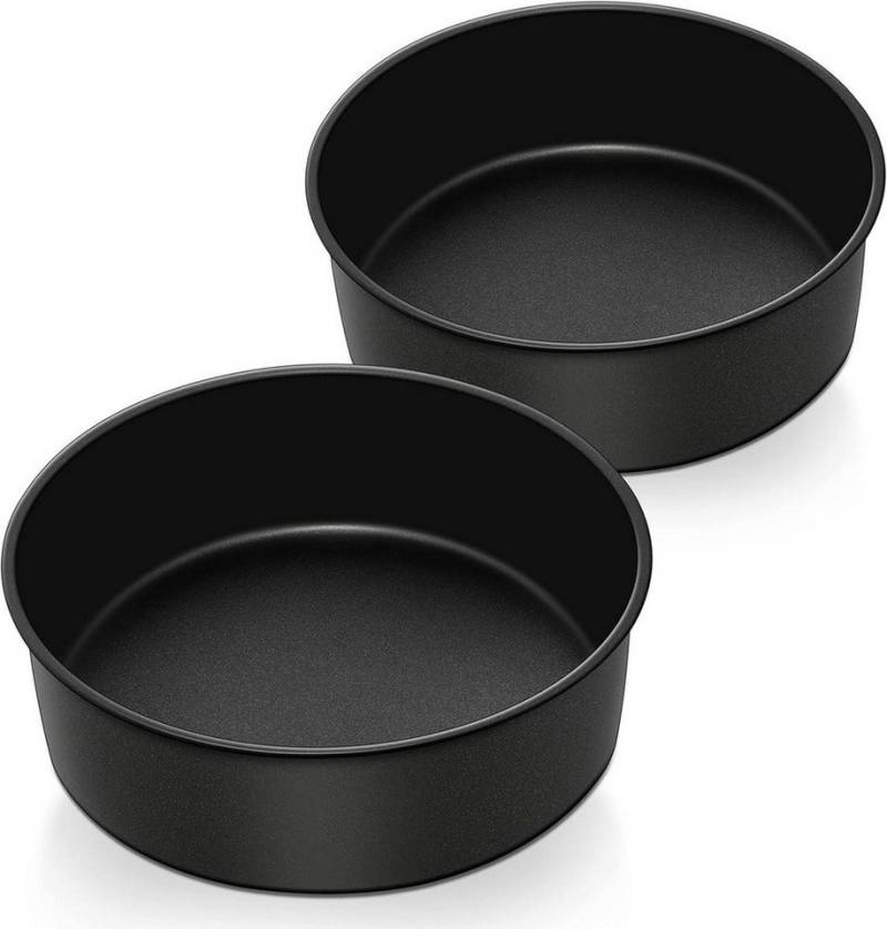 LuxusKollektion Back-Set Backform Set 20cm Edelstahl Kuchenform Antihaft Tortenform 2er Pack von LuxusKollektion
