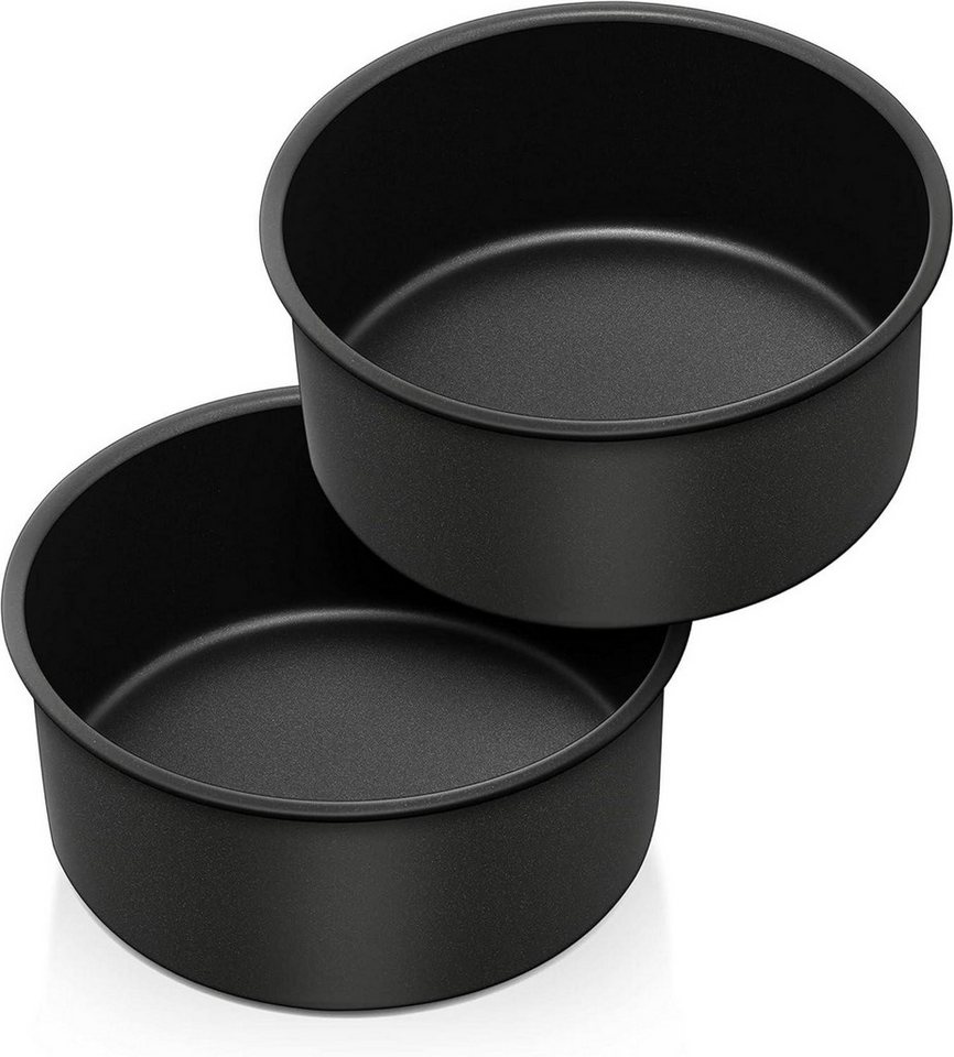 LuxusKollektion Back-Set Backform Set Edelstahl Rund Kuchenform 16 cm 2er Antihaftbeschichtet LuxusKollektion Back-Set Backform Set Edelstahl Rund Kuchenform 16 cm 2er Antihaftbeschichtet von LuxusKollektion