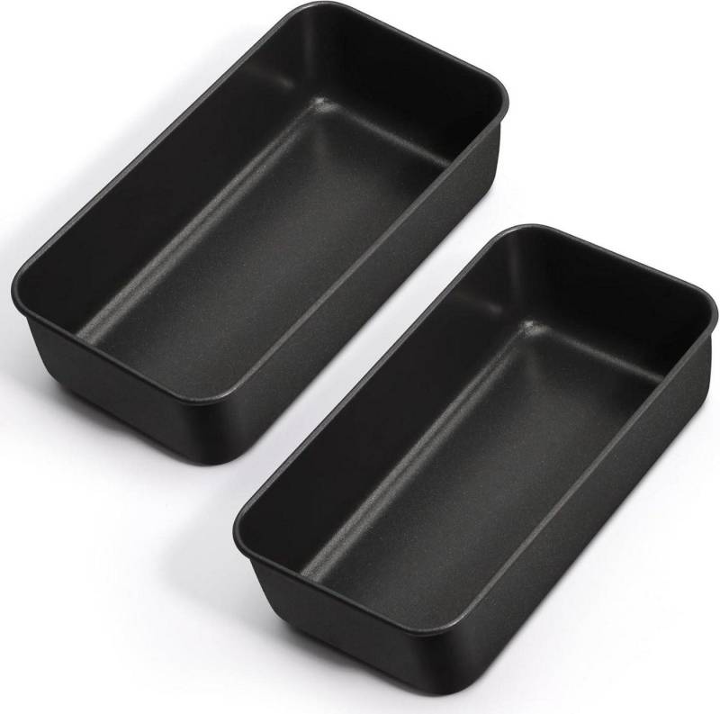 LuxusKollektion Back-Set Brotbackform 2er Set Antihaftbeschichtet Kastenform Edelstahlkern von LuxusKollektion