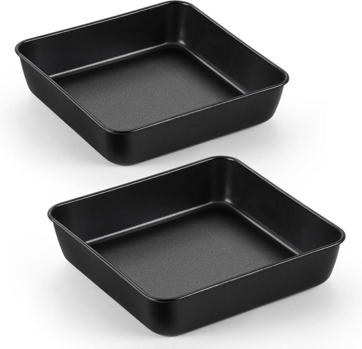 LuxusKollektion Back-Set Quadratische Kuchenform 2er Set Edelstahl Antihaft 21x21x5cm LuxusKollektion Back-Set Quadratische Kuchenform 2er Set Edelstahl Antihaft 21x21x5cm von LuxusKollektion