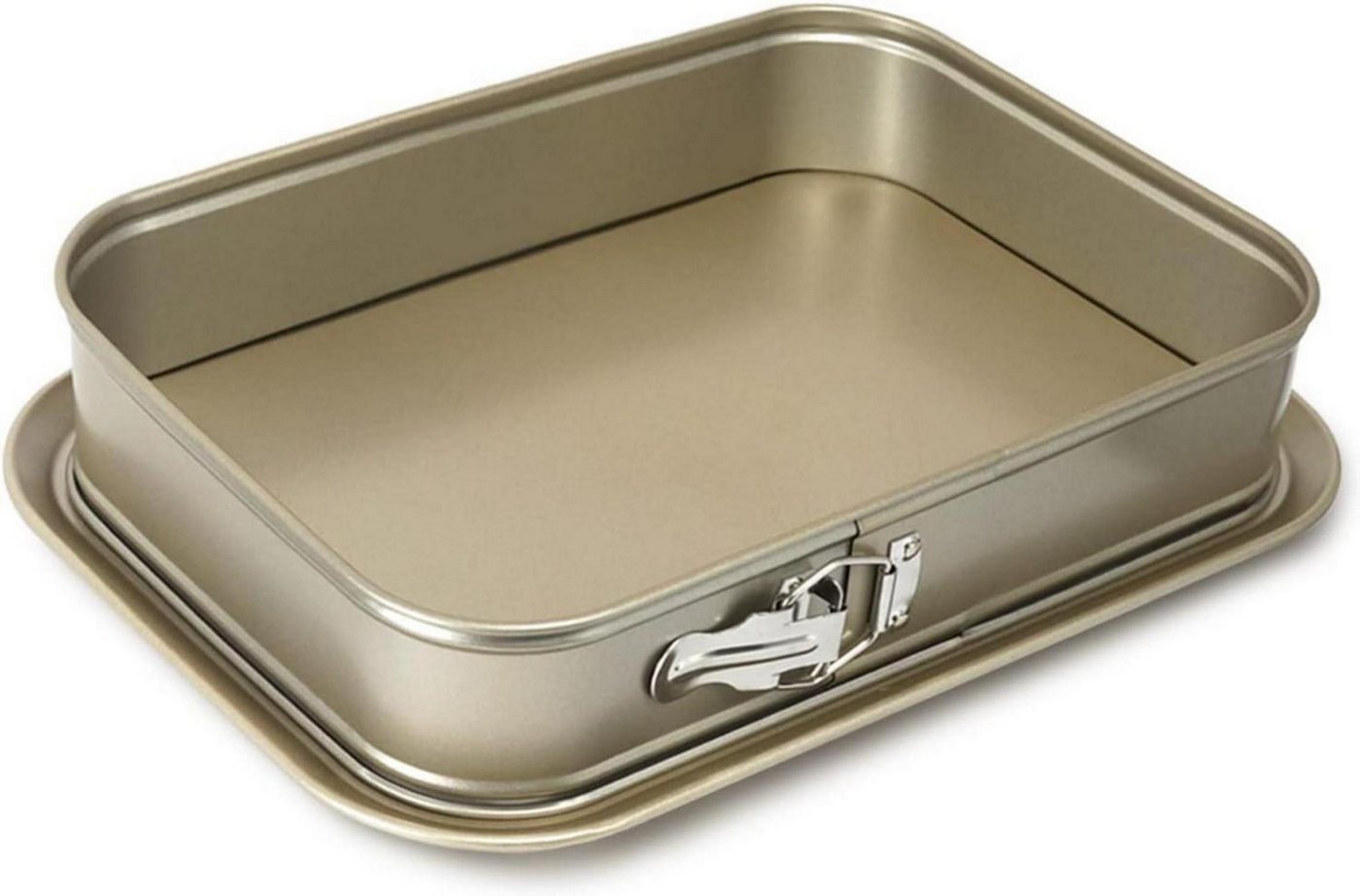 LuxusKollektion Back-Set Rechteckige Frühlingsbackdose Antihaft Kuchenform 39.28 cm Gold LuxusKollektion Back-Set Rechteckige Frühlingsbackdose Antihaft Kuchenform 39.28 cm Gold von LuxusKollektion