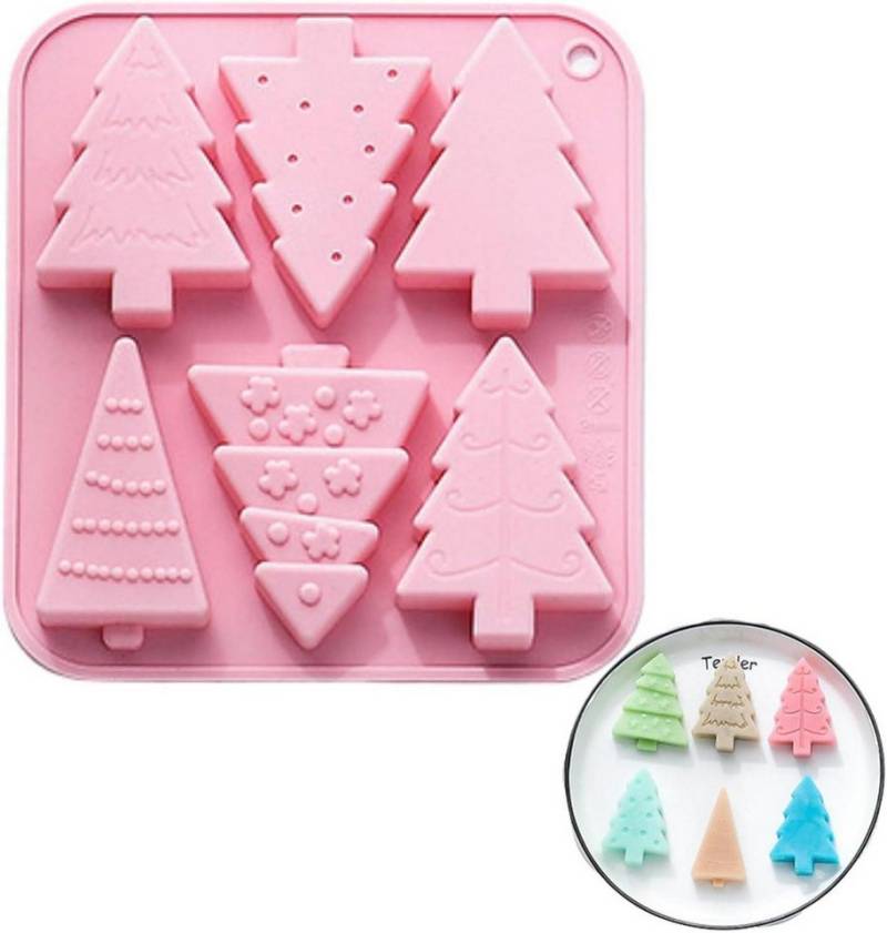 LuxusKollektion Back-Set Weihnachtsbaum-Silikonform Backform Schokoladenform Gelee Kuchen DIY von LuxusKollektion