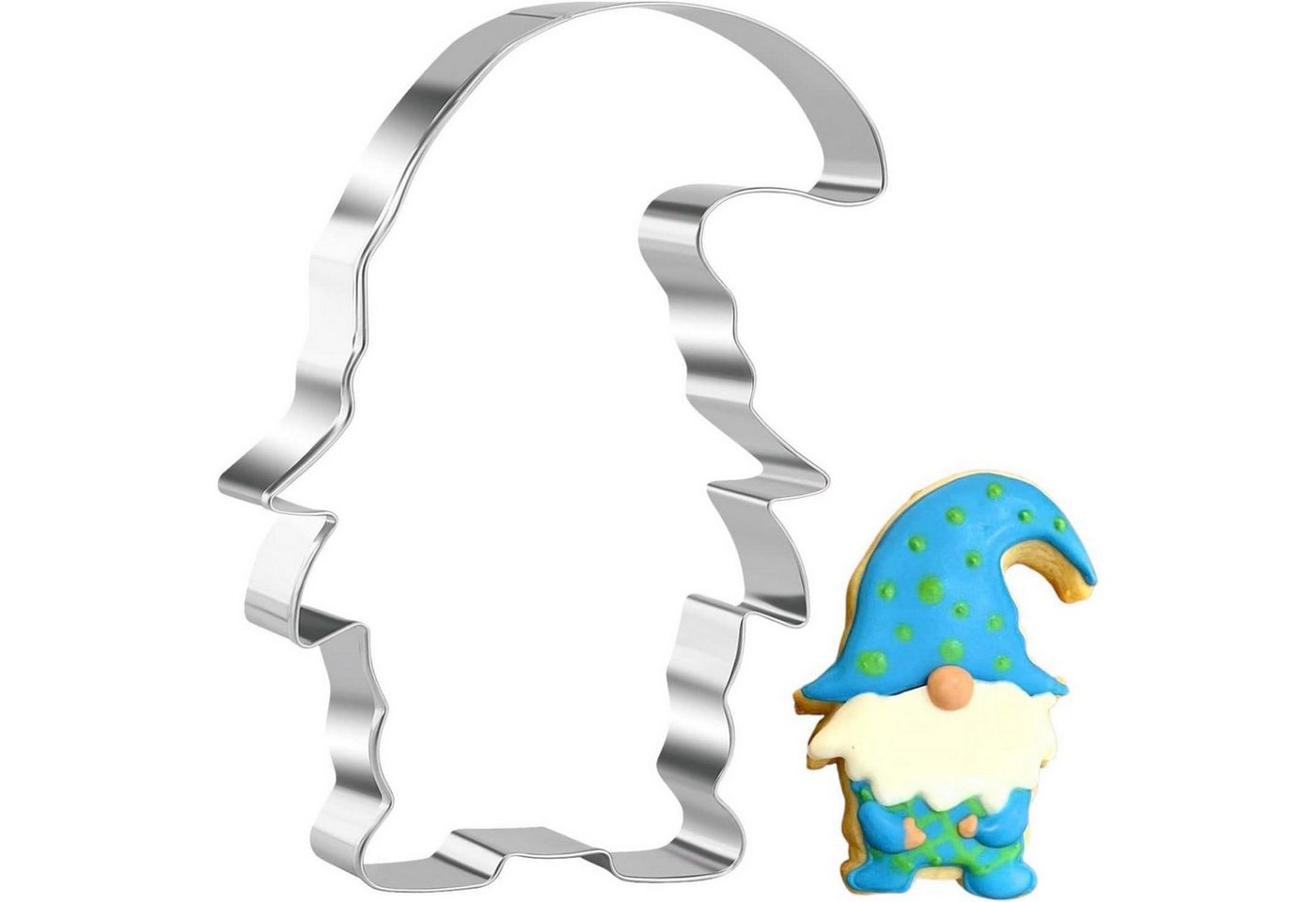 LuxusKollektion Back-Set Wichtel Ausstecher Edelstahl Weihnachtsplätzchenform 11x7,6cm LuxusKollektion Back-Set Wichtel Ausstecher Edelstahl Weihnachtsplätzchenform 11x7,6cm von LuxusKollektion