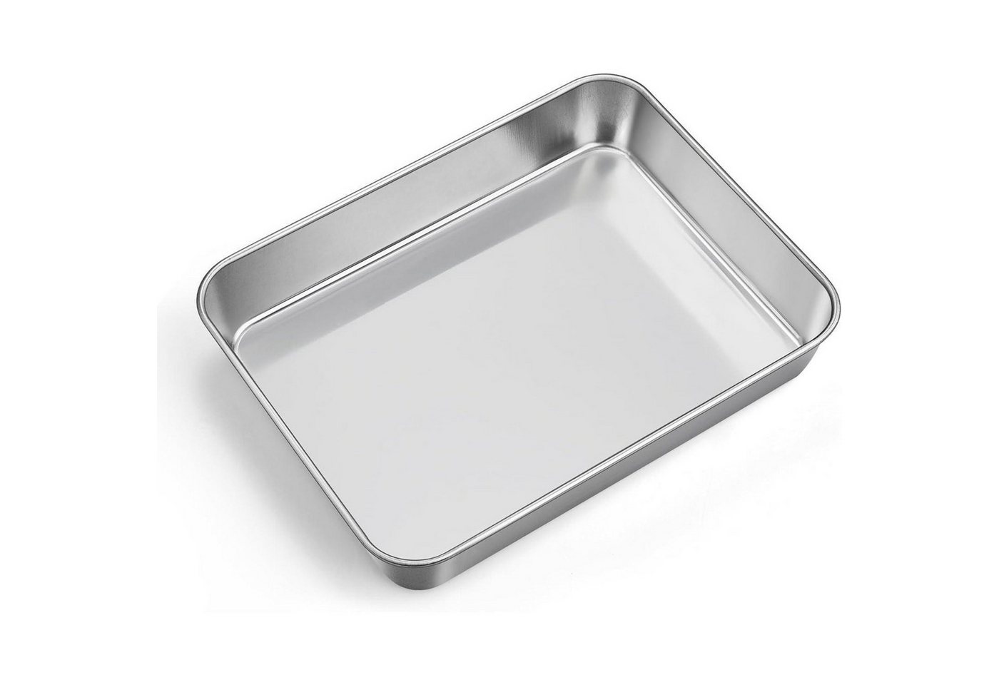 LuxusKollektion Backform Backblech Edelstahl Rechteck Kuchenblech Lasagne Brownie 1 23*17*5cm von LuxusKollektion