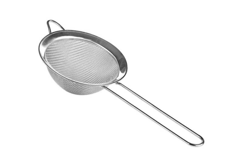 LuxusKollektion Backform Küchensieb Edelstahl Teesieb Mehl Reis Gemüse Nudeln Obst 12 cm von LuxusKollektion