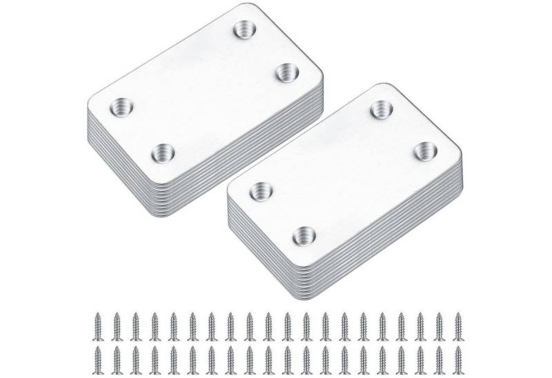 LuxusKollektion Bauschlüssel Flachverbinder 20 Stück Edelstahl 38x60 mm Holz Möbel Argent 60x38mm LuxusKollektion Bauschlüssel Flachverbinder 20 Stück Edelstahl 38x60 mm Holz Möbel Argent 60x38mm von LuxusKollektion