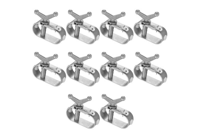 LuxusKollektion Bauschlüssel Spannschloss Seilspanner Drahtseil Poolabdeckung 10 Stück silbrig-B LuxusKollektion Bauschlüssel Spannschloss Seilspanner Drahtseil Poolabdeckung 10 Stück silbrig-B von LuxusKollektion