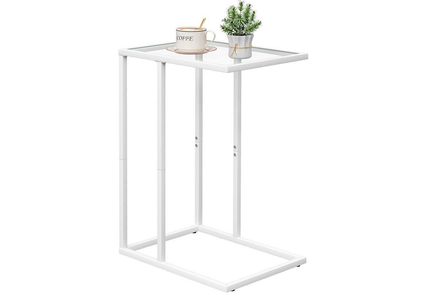LuxusKollektion Beistelltisch Beistelltisch C Form Sofa Glas Weiß 1PC Weiß LuxusKollektion Beistelltisch Beistelltisch C Form Sofa Glas Weiß 1PC Weiß von LuxusKollektion