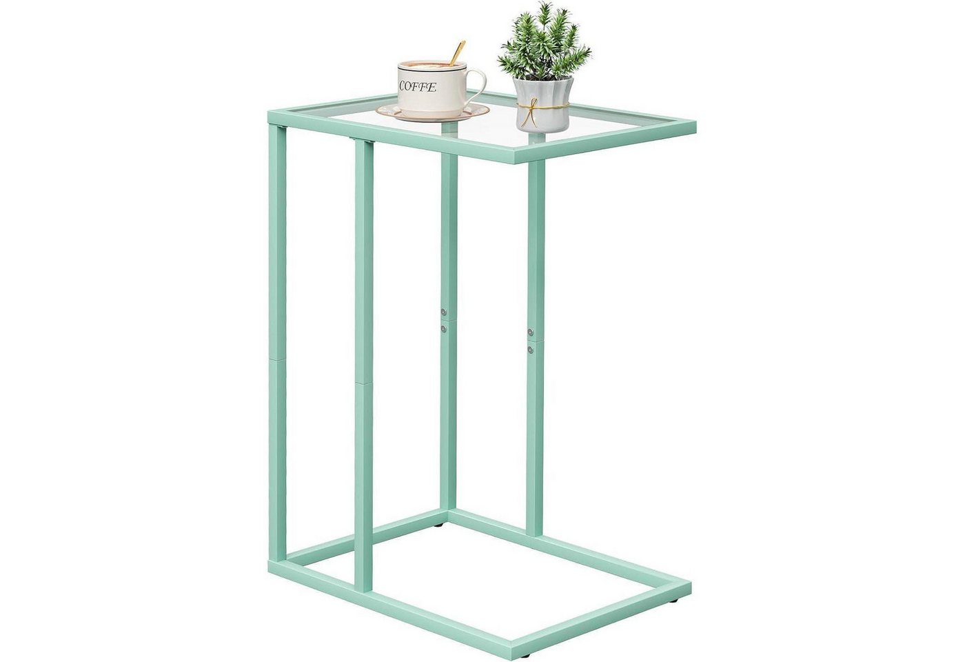 LuxusKollektion Beistelltisch Beistelltisch C Form Sofa Kaffeetisch Glas Grün 1PC Grün LuxusKollektion Beistelltisch Beistelltisch C Form Sofa Kaffeetisch Glas Grün 1PC Grün von LuxusKollektion