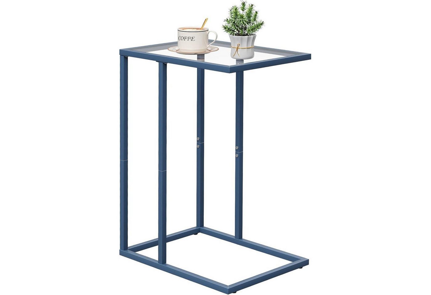 LuxusKollektion Beistelltisch Beistelltisch C Form Sofa Laptop Tisch Glasmaterial Blau 1PC Blau LuxusKollektion Beistelltisch Beistelltisch C Form Sofa Laptop Tisch Glasmaterial Blau 1PC Blau von LuxusKollektion
