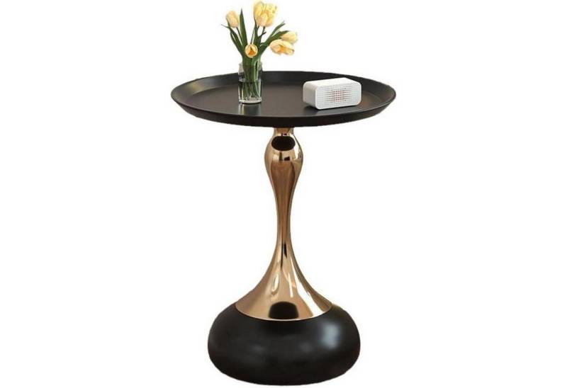 LuxusKollektion Beistelltisch Beistelltisch Metall Kaffeetablett Sofa Nachttisch Schwarz LuxusKollektion Beistelltisch Beistelltisch Metall Kaffeetablett Sofa Nachttisch Schwarz von LuxusKollektion