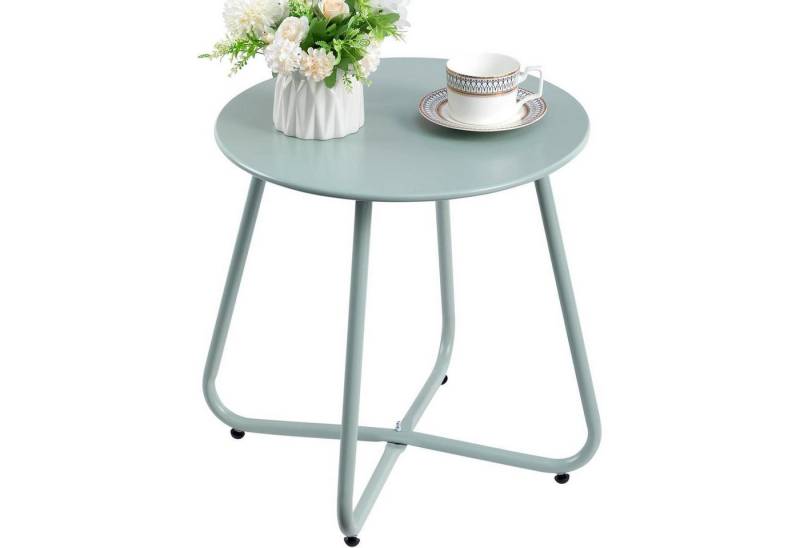 LuxusKollektion Beistelltisch Beistelltisch Outdoor Balkontisch Gartentisch Rund Metall Wetterfest LuxusKollektion Beistelltisch Beistelltisch Outdoor Balkontisch Gartentisch Rund Metall Wetterfest von LuxusKollektion