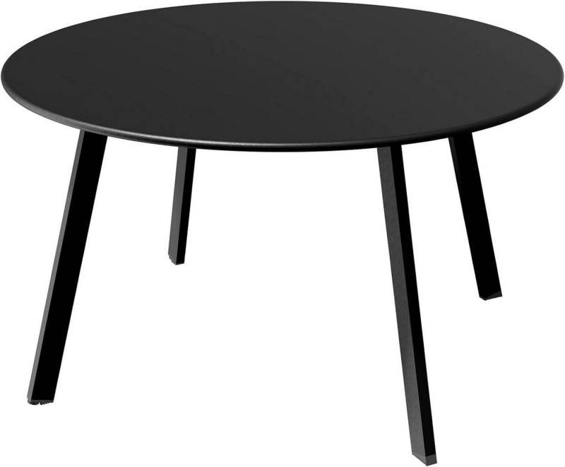 LuxusKollektion Beistelltisch Kaffeetisch Beistelltisch Outdoor Tisch Balkon Schwarz von LuxusKollektion